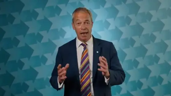 Nigel Farage reacts to election gains